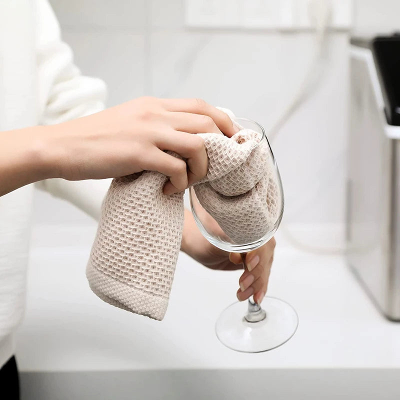 100% Cotton Waffle Weave Dishcloths – Soft & Absorbent
