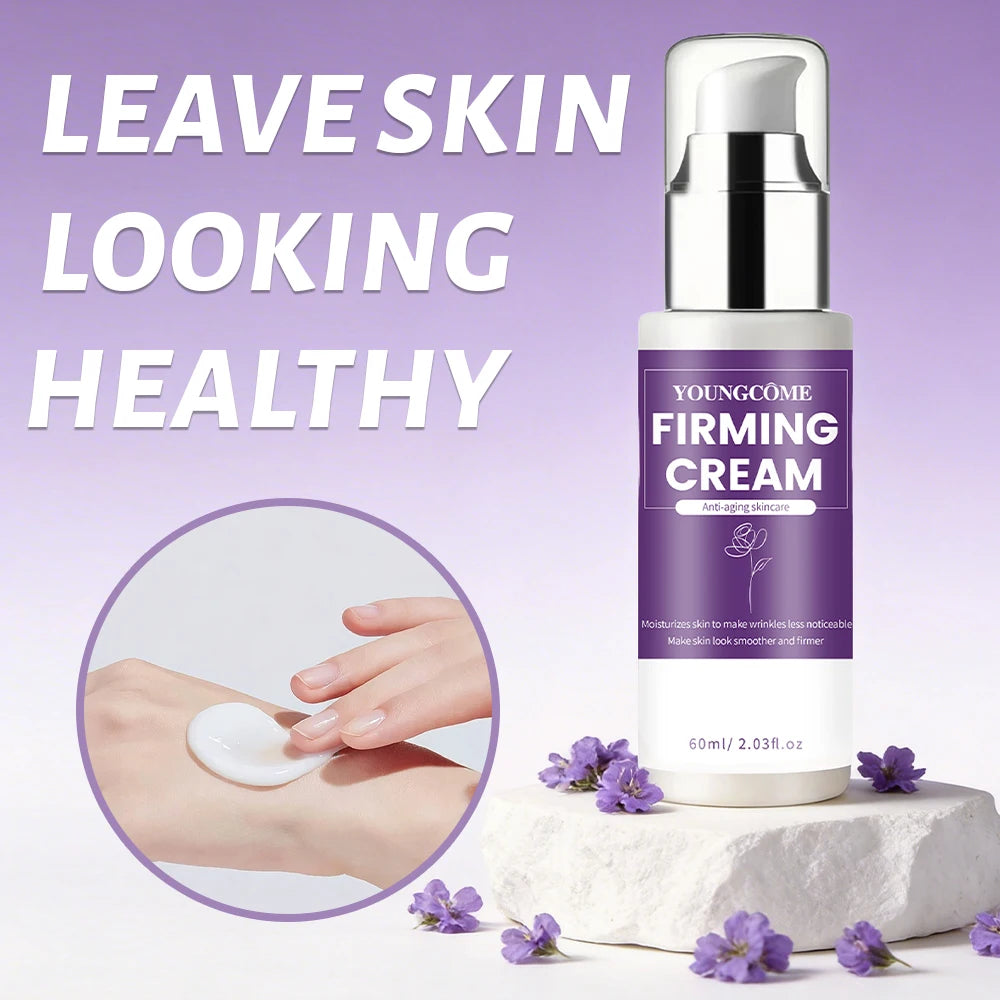 Daily Firming Cream by YOUNGCOME, Hydrating Moisturizer for Smoother, Firmer-Looking Skin, Youth-Enhancing Facial Care 60ml Peaceful Pleasures Health and Wellness