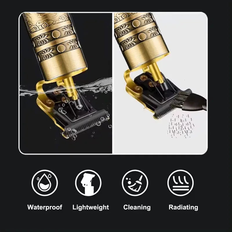 T9 USB Men's Electric Hairdresser Rechargeable Razor Trimmer 1200 mah Hairdresser Technology Beard trimmer Peaceful Pleasures Health and Wellness