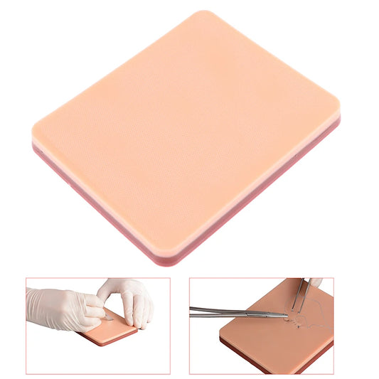 Silicone Simulation Skin Suture Training Model Surgical Suture Knotting Teaching Pad Gadgets Self Designed Wounds Reusable Peaceful Pleasures Health and Wellness