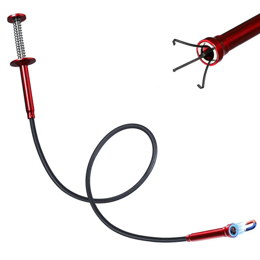 24" Flexible Magnetic Pickup Tool w/ 4-Claw Gripper & Spring Handle. Reach anywhere! Bathroom, engine, kitchen & sewers. Peaceful Pleasures Health and Wellness Default Title