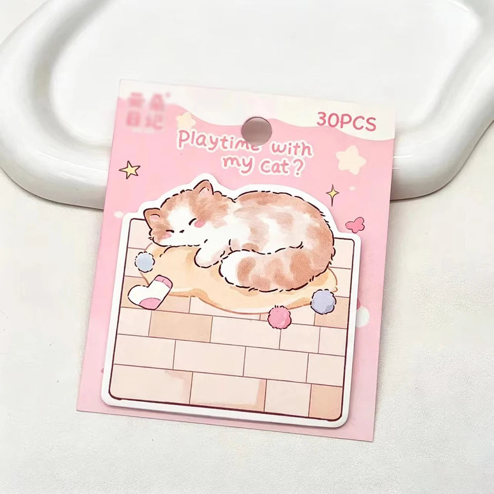 Little Bear Time Cat Alien Convenience Sticker Cute Material Ins