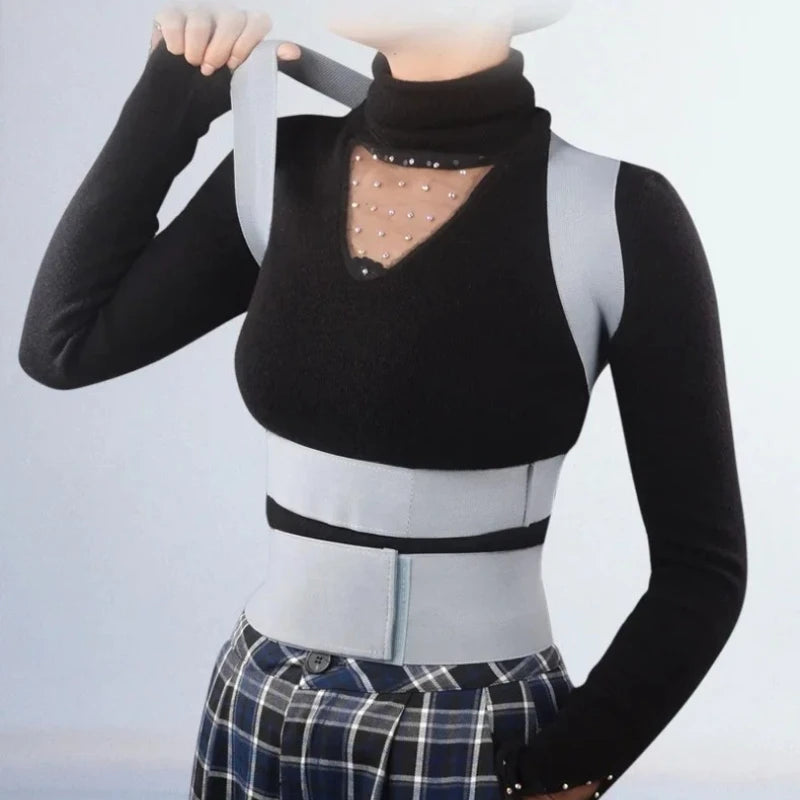 Upper Back Adjustable Posture Corrector Posture Clavicle Support Corrector Invisible Comfortable Back Straight Shoulders Brace Peaceful Pleasures Health and Wellness