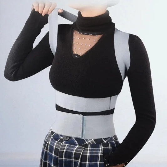 Upper Back Adjustable Posture Corrector Posture Clavicle Support Corrector Invisible Comfortable Back Straight Shoulders Brace Peaceful Pleasures Health and Wellness