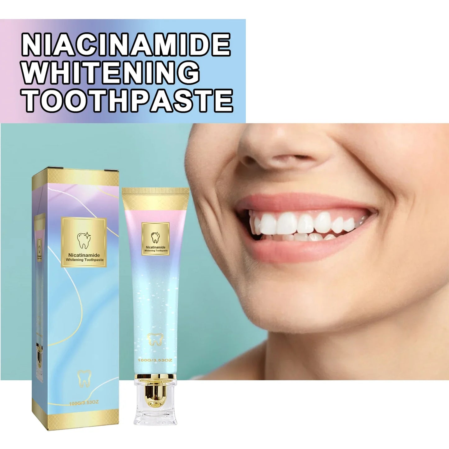 Oralhoe Niacinamide Whitening Toothpaste – Stain & Plaque Remover