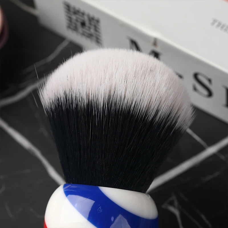 2026 Yaqi 30mm Monster Barber Pole Shaving Brush Colorful Bristle Men's Grooming Tool Soft Hard Bristle Options Peaceful Pleasures Health and Wellness