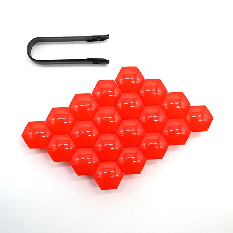 17/19/21mm Wheel Nut Caps – Rust-Proof Bolt Covers 20 Pack