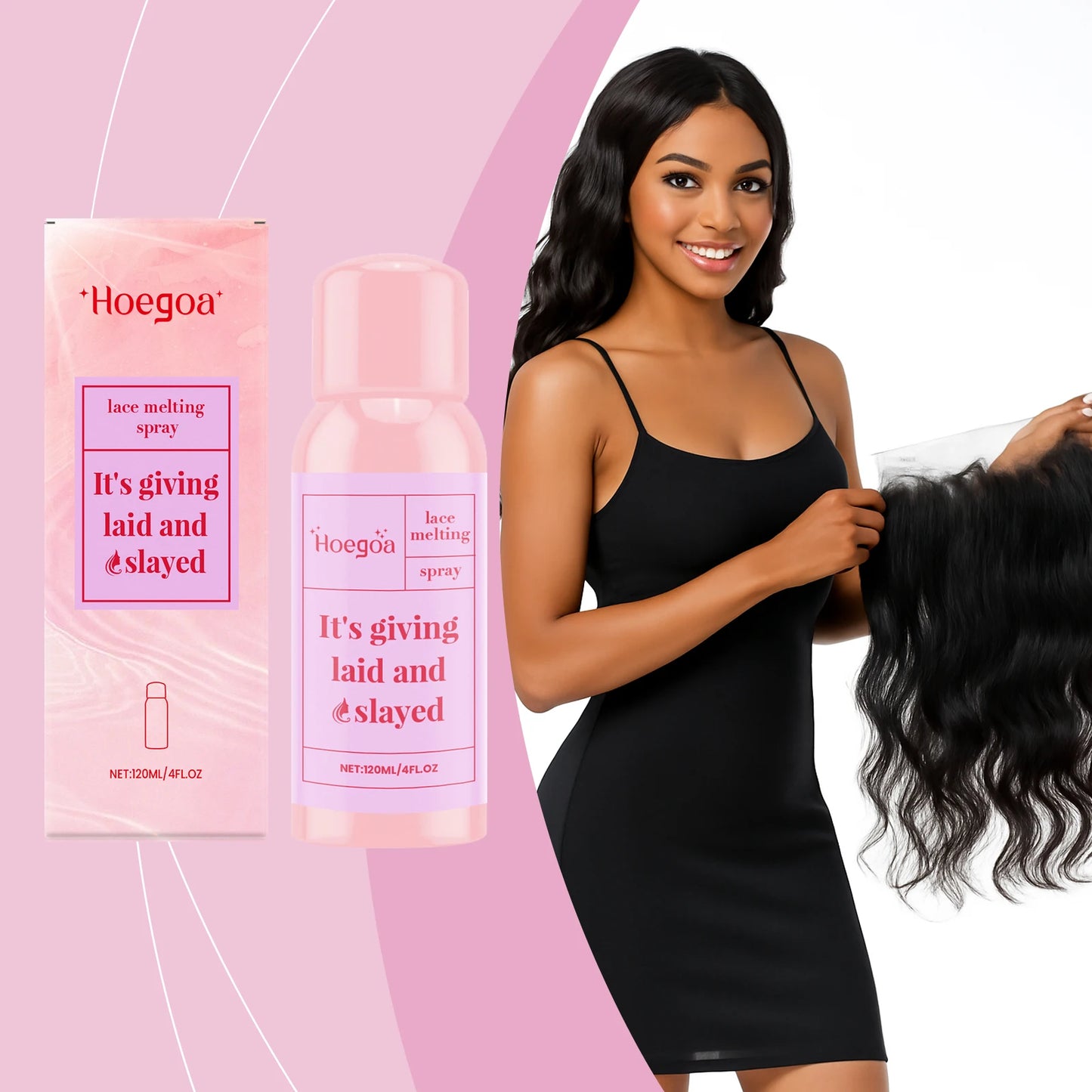 Lace Front Wig Adhesive Spray | Invisible Bond Strong Hold 120ml