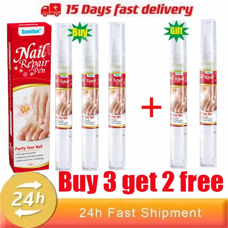 Fungal Nail Treatment Serum Foot Nail Fungus Removal Repair Gel Anti Infection Paronychia Onychomycosis Foot Nails Care Essence Peaceful Pleasures Health and Wellness Buy 3 get 2 free