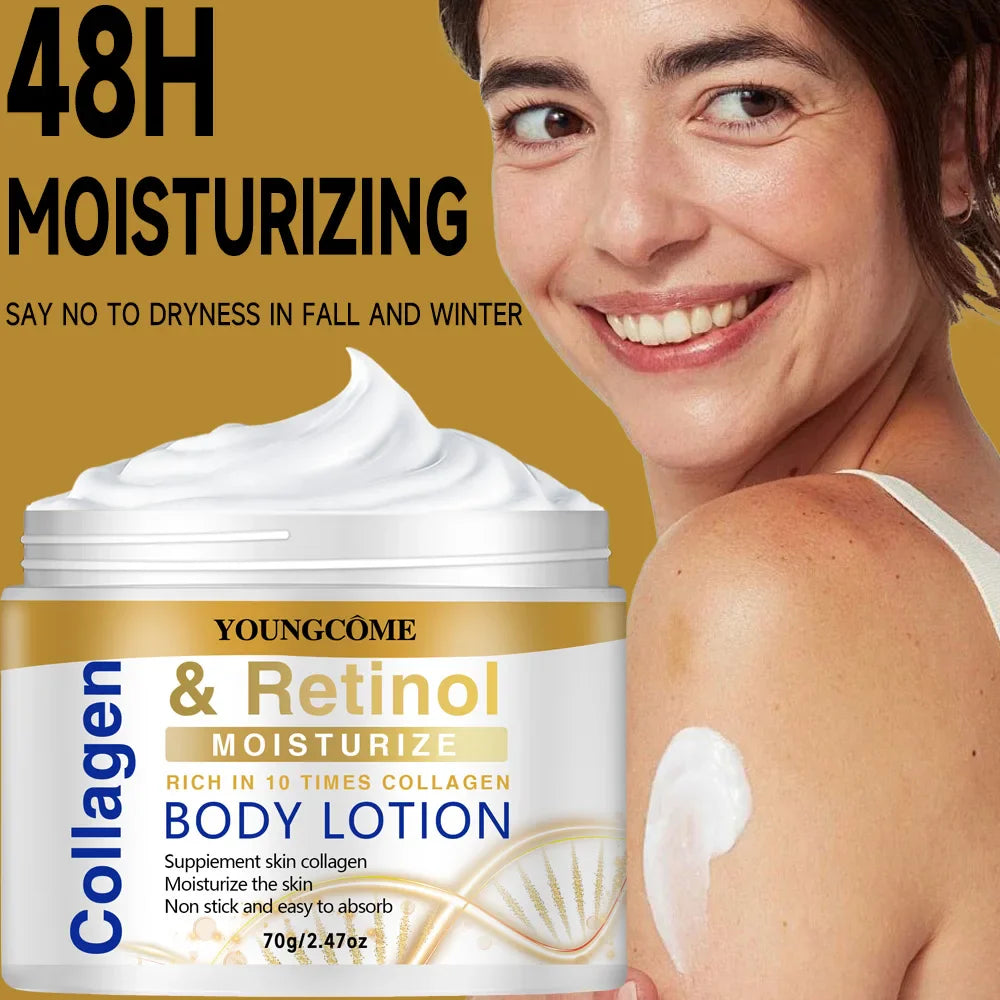 YOUNGCOME Collagen Retinol Face & Body Cream – Non-Greasy