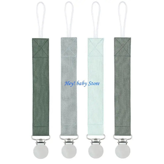 Baby Pacifier Chain Clips 4-Pack | Soother Holder Newborns Pacifier Clip Set Peaceful Pleasures Health and Wellness 1 CN