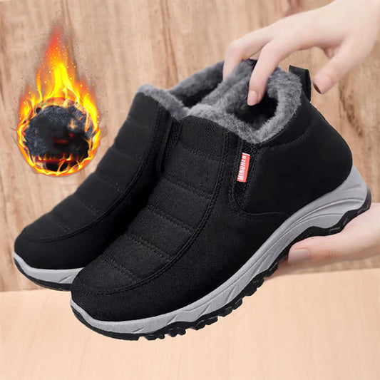 Woman Winter Warm Snow Boots Leisure Anti-slip Winter Walking Fashion Shoes Gift for Girlfriend Women Lover Peaceful Pleasures Health and Wellness