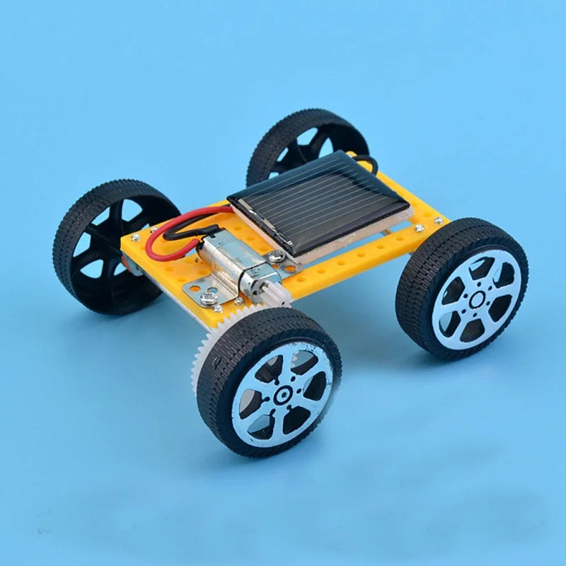Solar Car Toy for Kids STEM Solar Kit DIY Assembled Energy Powered Car - Eco Friendly Educational Science Toy Gift for Children Peaceful Pleasures Health and Wellness