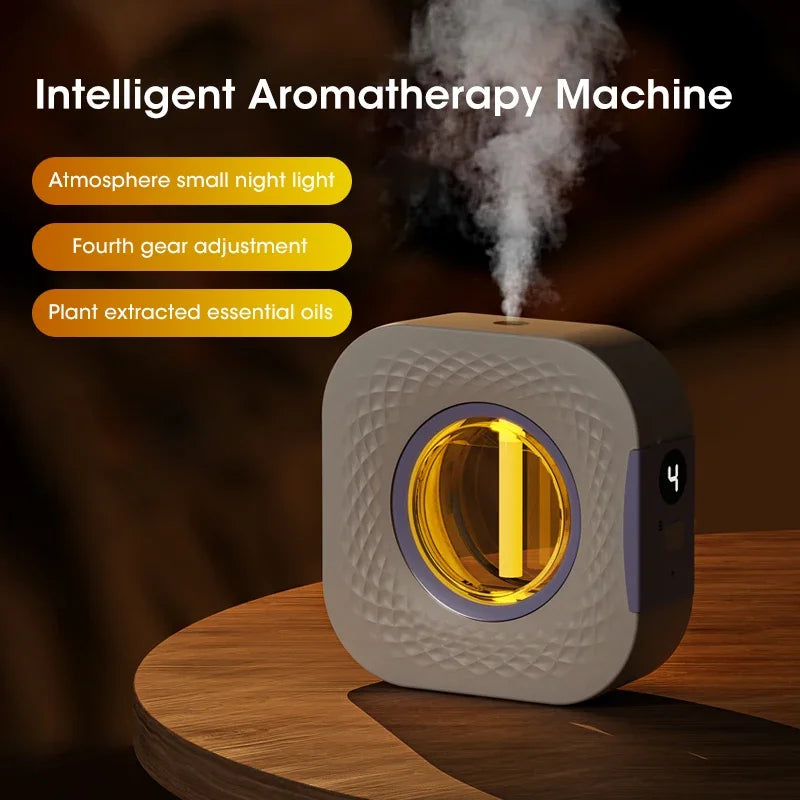 2024 New Diffuser Aromatherapy Machine USB Smart Air Purifier with Display for Kitchen Toilet Bathroom Car Air Deodorization Peaceful Pleasures Health and Wellness