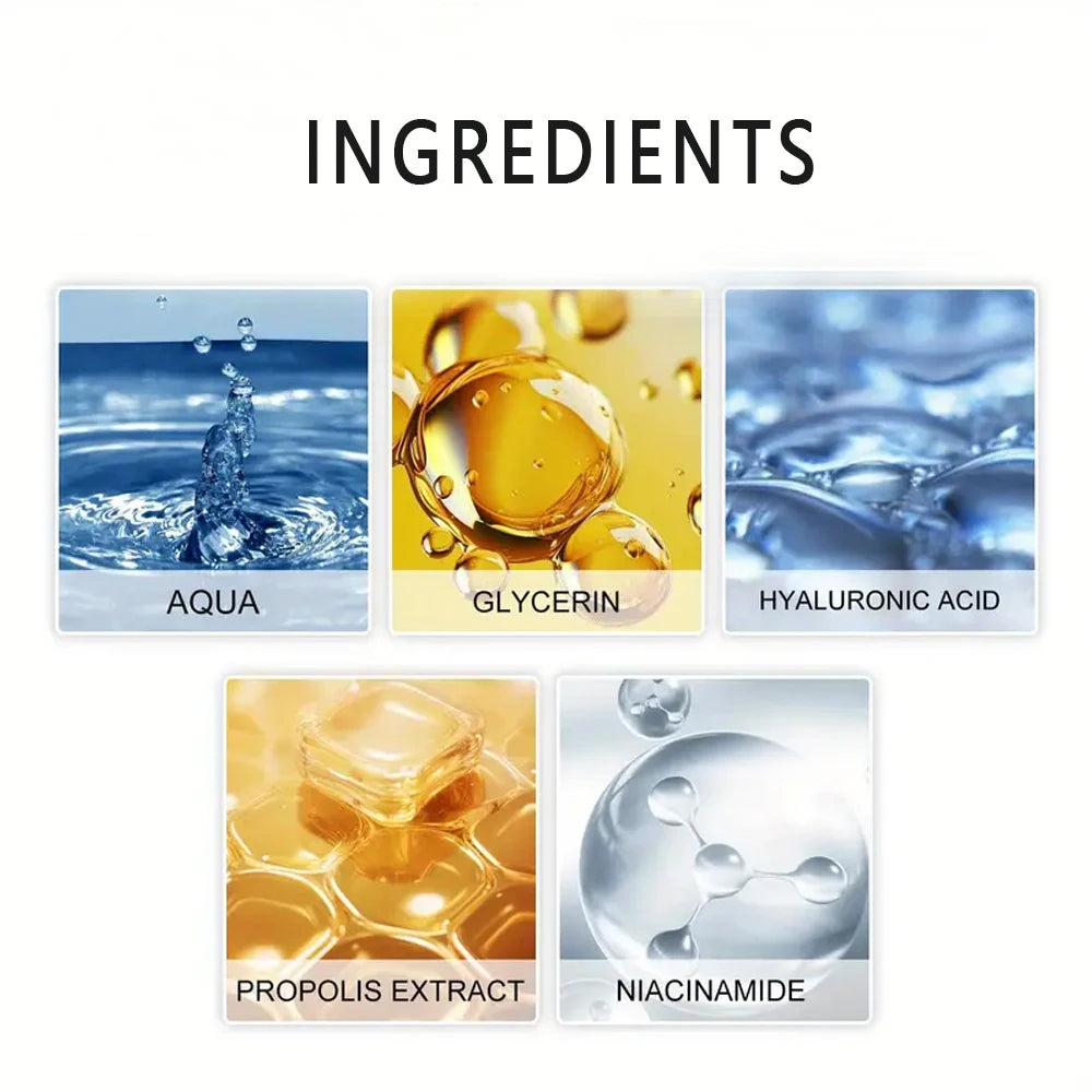 Hyaluronic acid facial serum, a natural moisturizing factor, can retain moisture for a long time,keep skin hydrated,elastic Peaceful Pleasures Health and Wellness
