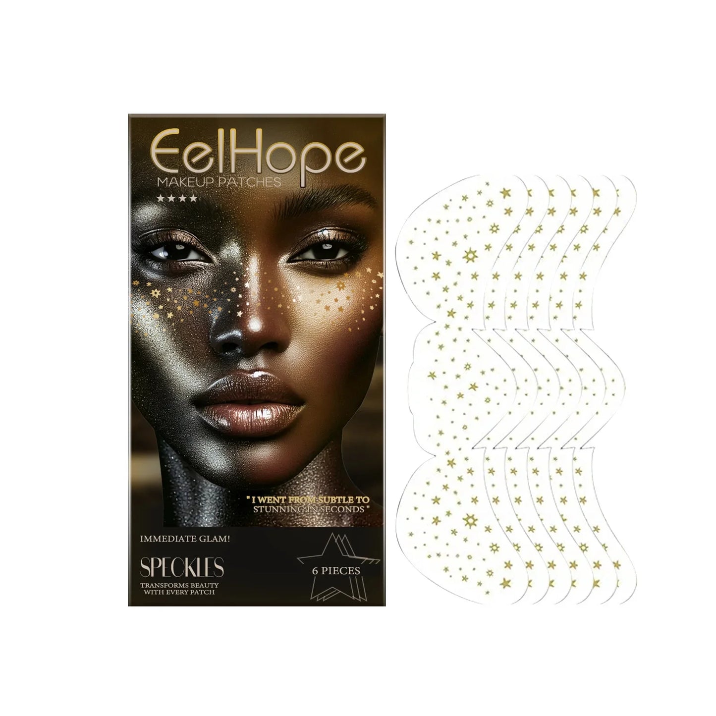 Glitter Fake Freckle Temporary Face Tattoo Stickers | DIY Makeup