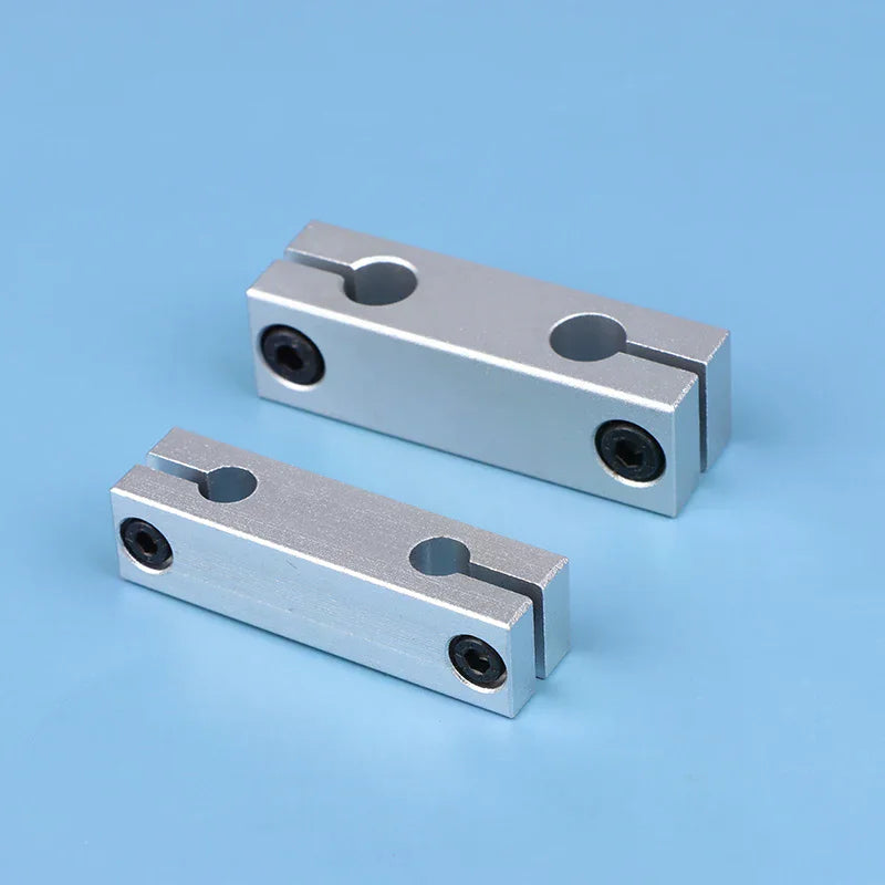 6mm 8mm Aluminum Parallel Clamp – Optical Axis Pipe Connector