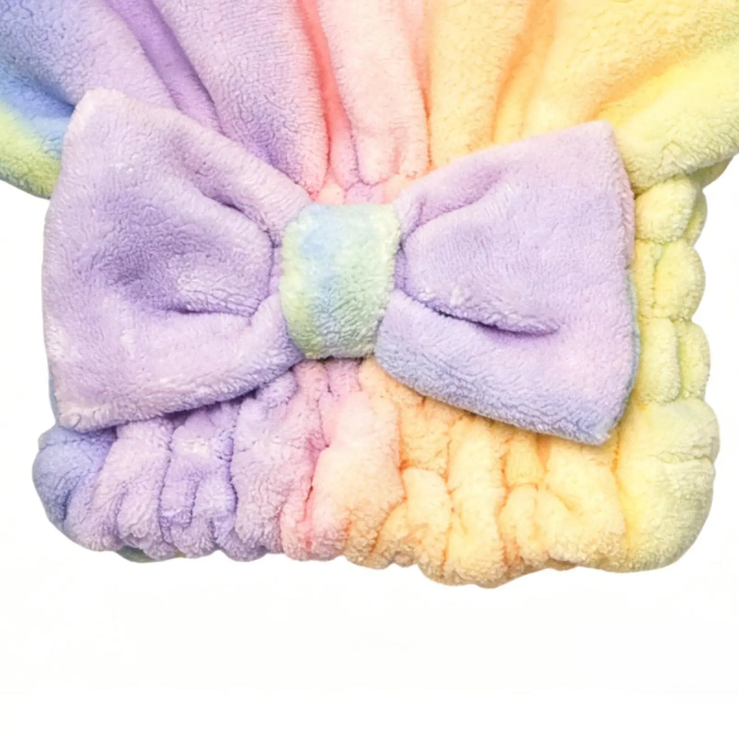 Microfiber Hair Towel Wrap Bow-Knot – Curly & Long Hair Turban