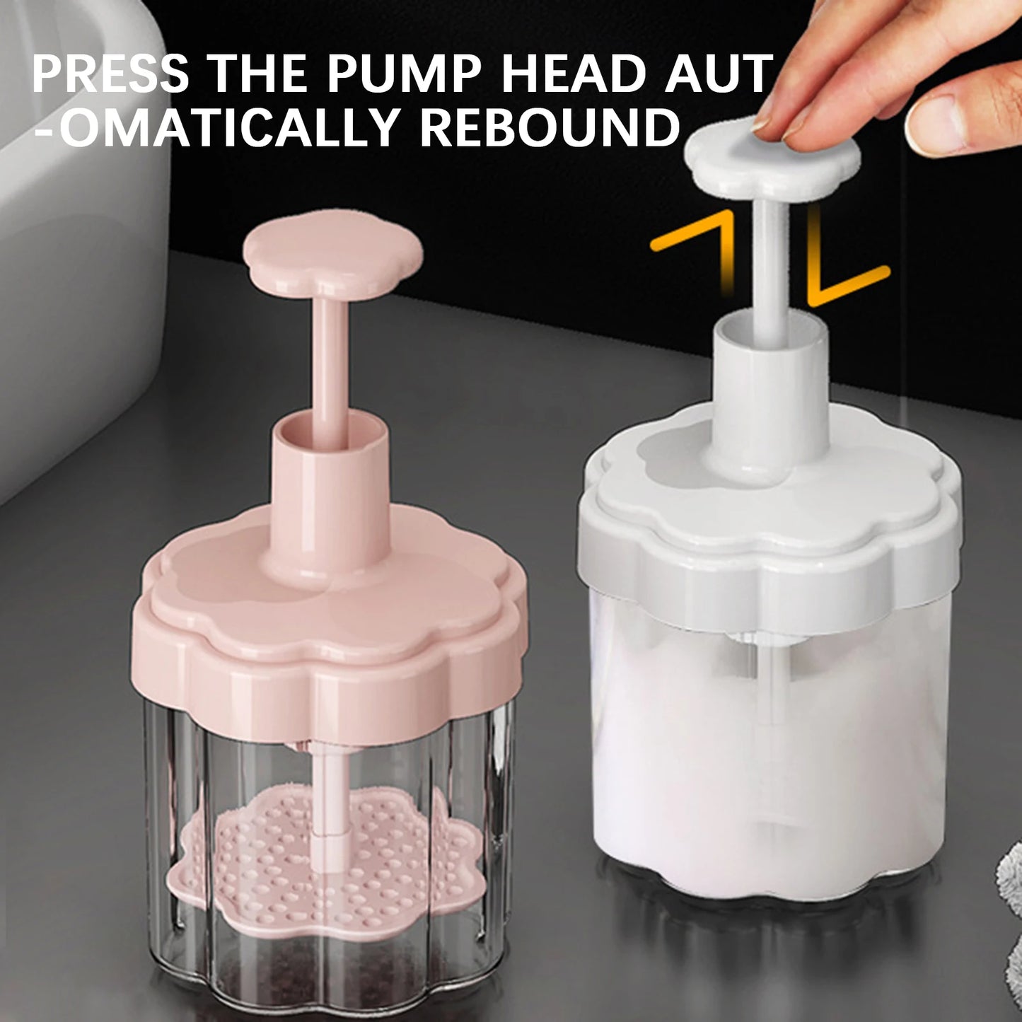 Manual Facial Cleanser Foamer Portable Foam Maker Face Body Wash Foamer Shampoo Foaming Bottle Foamer Blowing Bubbles Peaceful Pleasures Health and Wellness