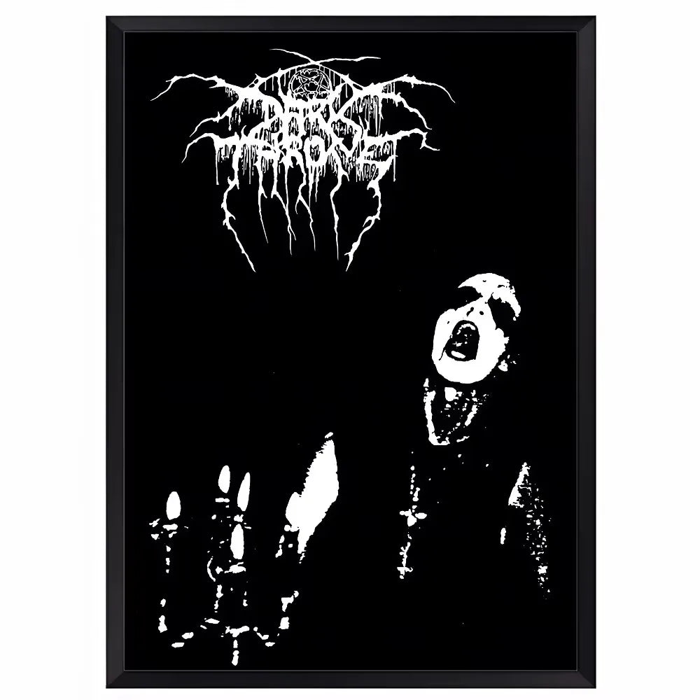 Classic D-DarkthroneS Band Poster HD Art Sticky Wall Waterproof Home Living Room Bar Office Aesthetic Decoration Peaceful Pleasures Health and Wellness ZLH5279 20x30cm No Frame