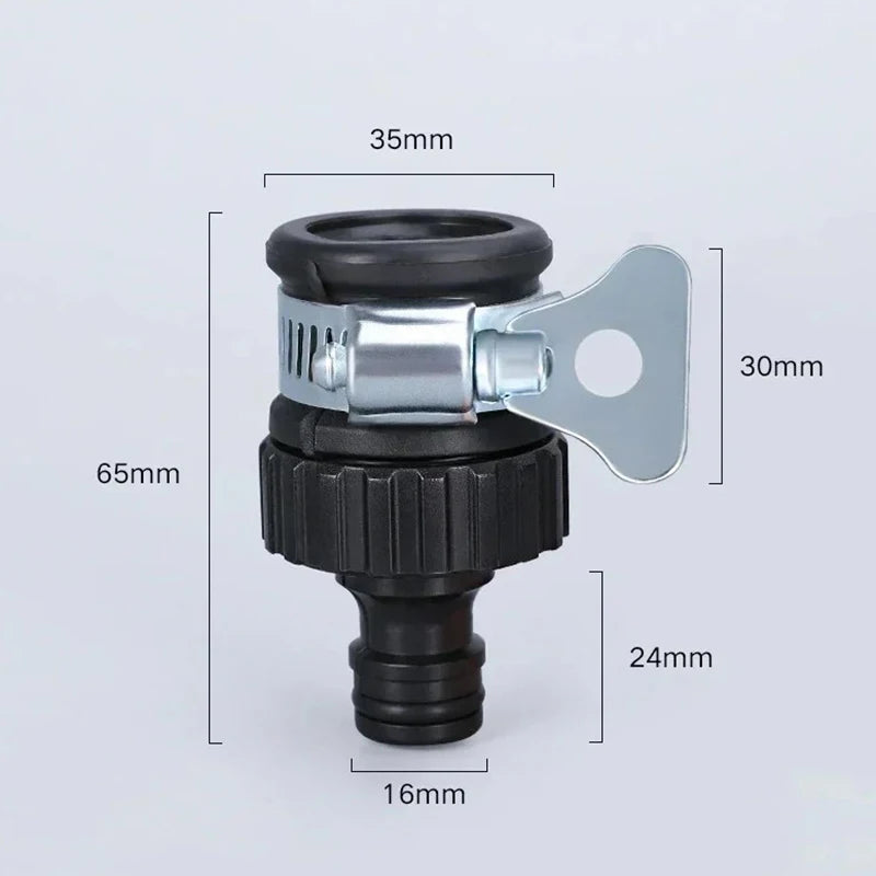 New Durable Universal Water Faucet Adapter Plastic Hose Fitting Quick Connect Fitting Tap For Car Washing Garden Irrigation Peaceful Pleasures Health and Wellness 1pc
