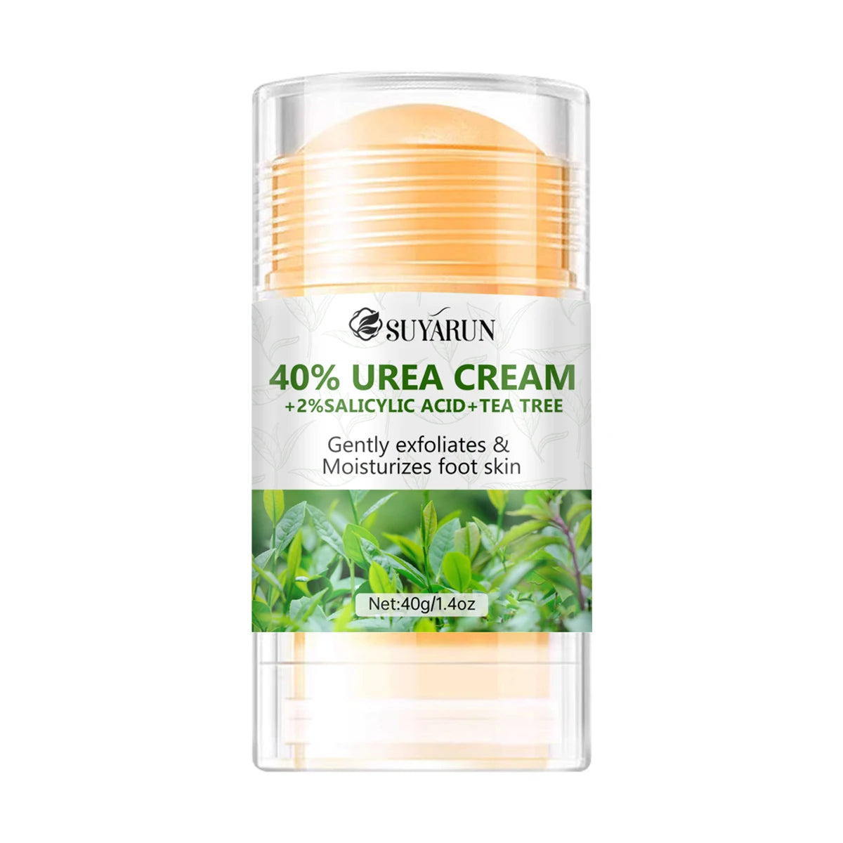 SUYARUN Salicylic Acid Urea Tea Tree Stick - Anti-Blemish, Exfoliating Foot & Face Care, Dead Skin Removal, Moisturizing. Peaceful Pleasures Health and Wellness 40g