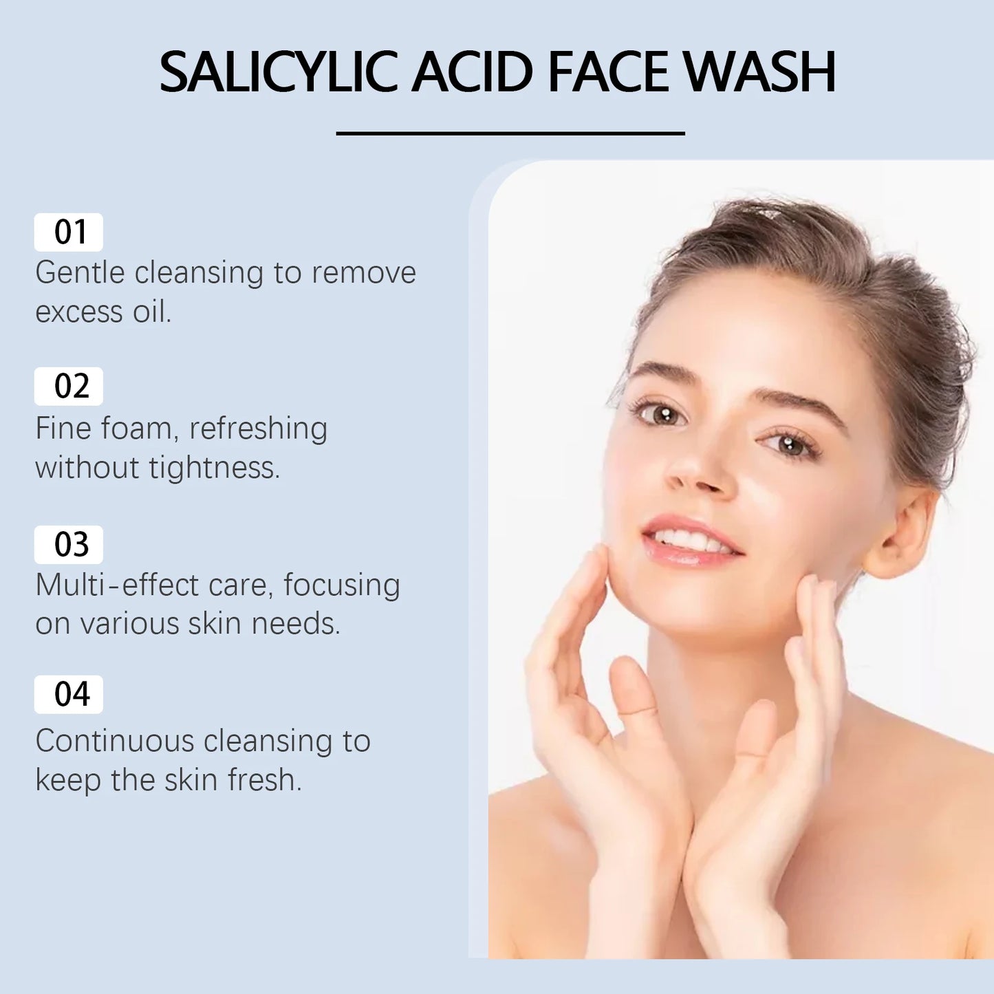 Salicylic Acid Face Wash – Acne & Oil Control Cleanser 100g