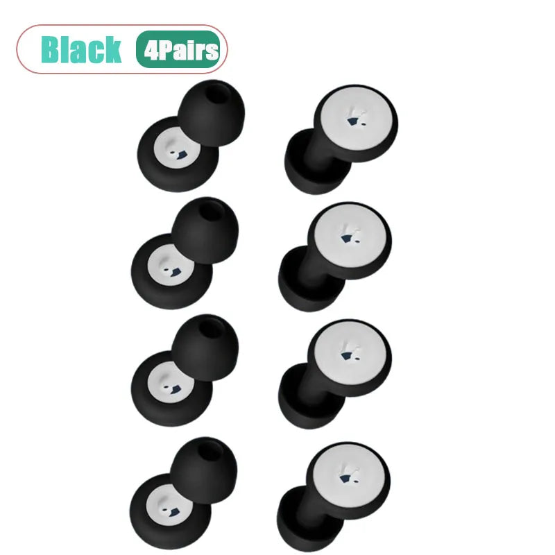 Silicone Noise Cancelling Earplugs – Glow Dark, Side Sleepers