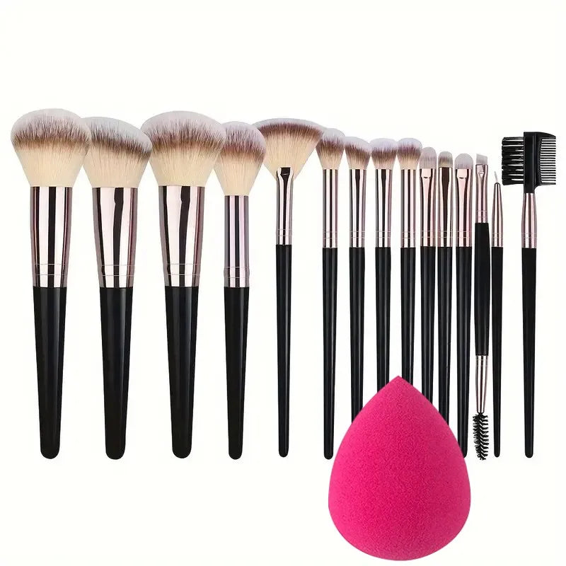 RUNTOIN Makeup Brush Set 3–20 Pcs | Soft Fluffy Beauty Brushes
