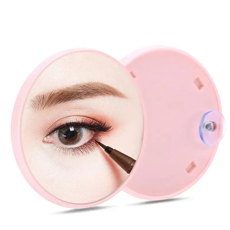 5-Pack 15x Magnifying Mirror – Suction Cup Bathroom Makeup Mirror