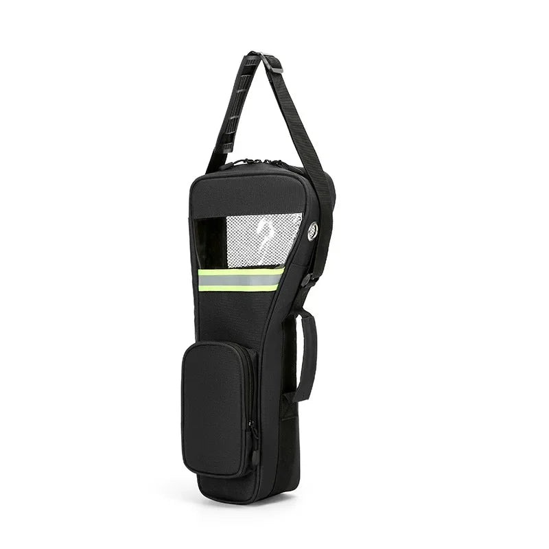 2L/3L Oxygen Tank Shoulder Bag Oxford Adjustable Shoulder Strap Cylinder Holder Carrier Pouch for Emergency Accessories Peaceful Pleasures Health and Wellness Black 2L