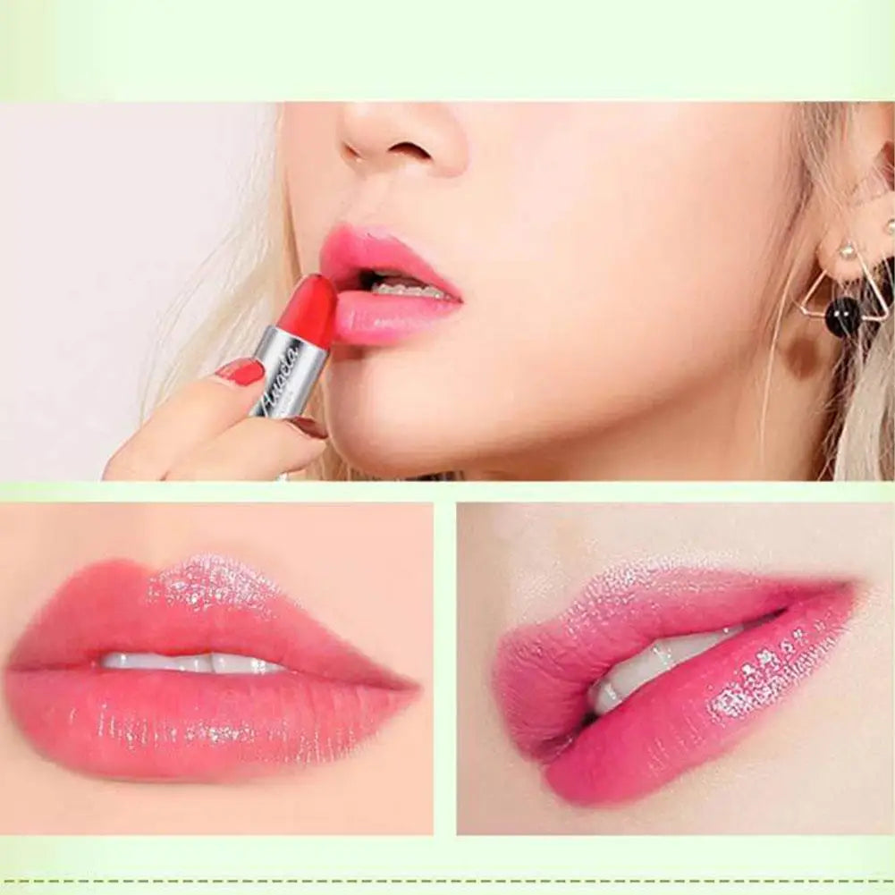 Crystal Jelly Lipstick,Magic Color Changing Lipstick, Moisturizing Temperature Color Changing Lip Gloss,Nourishing Lip Balm Peaceful Pleasures Health and Wellness