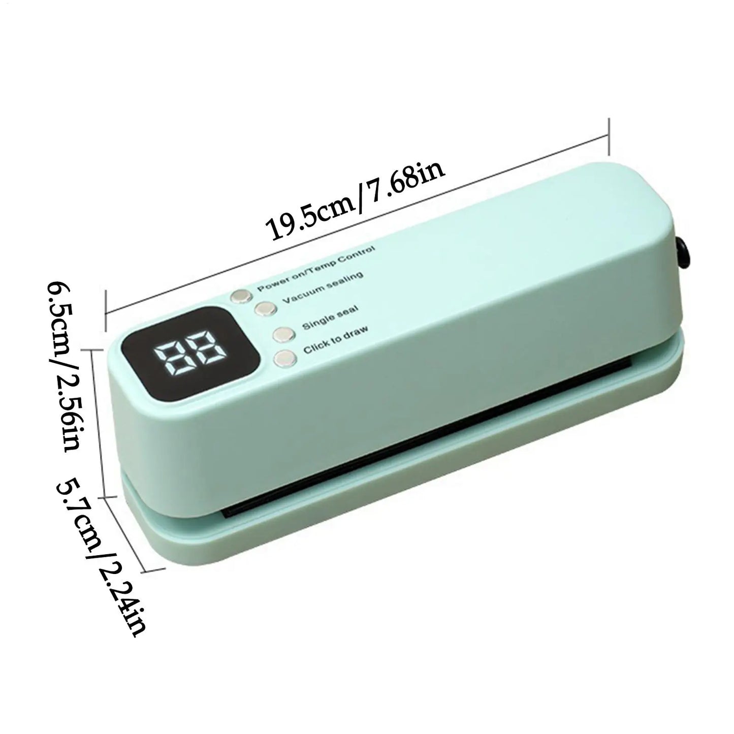 Portable USB Rechargeable Vacuum Sealer – Compact Food Sealer Vacuum Sealer Peaceful Pleasures Health and Wellness