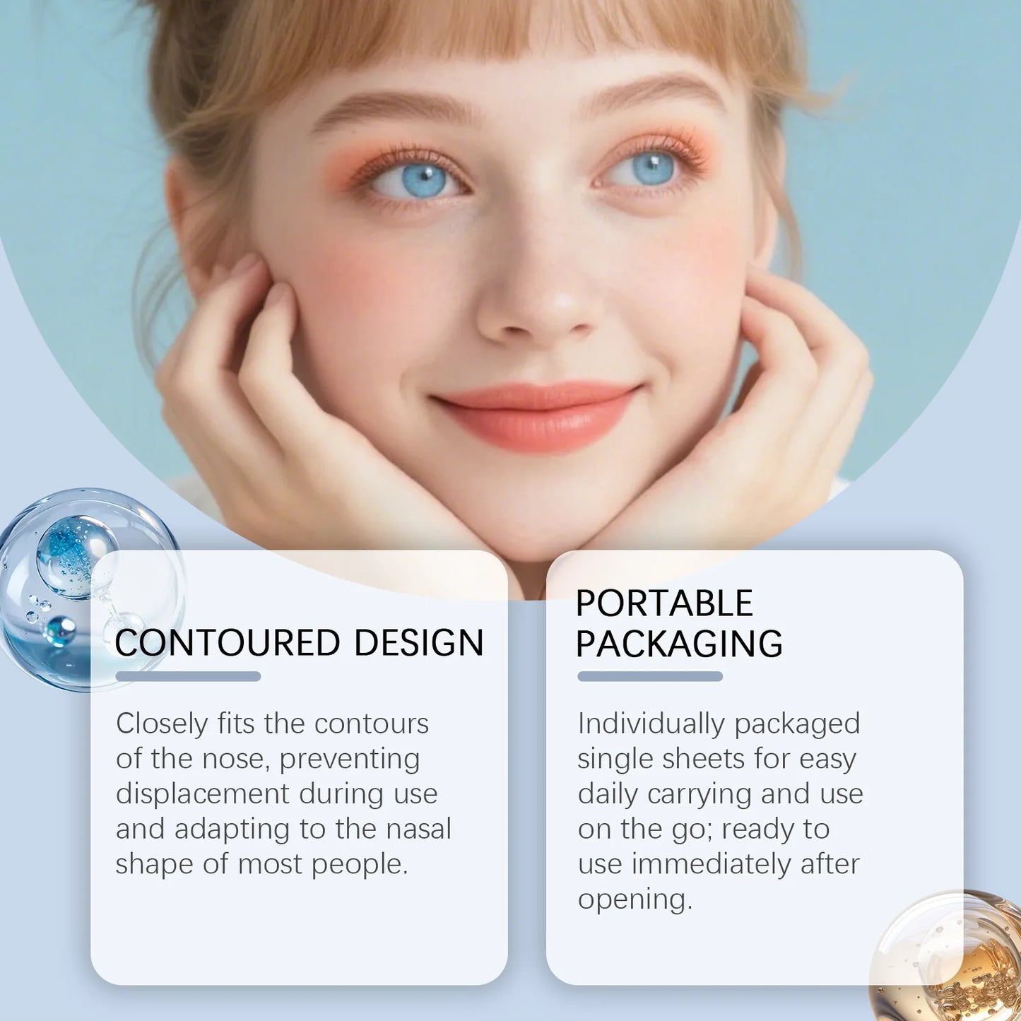 Nicotinamide Nose Patches Clean Excess Oil Unclog Pores Remove Blackheads Smooth Rough Skin Hyaluronic Acid Pore Cleansing Patch Peaceful Pleasures Health and Wellness