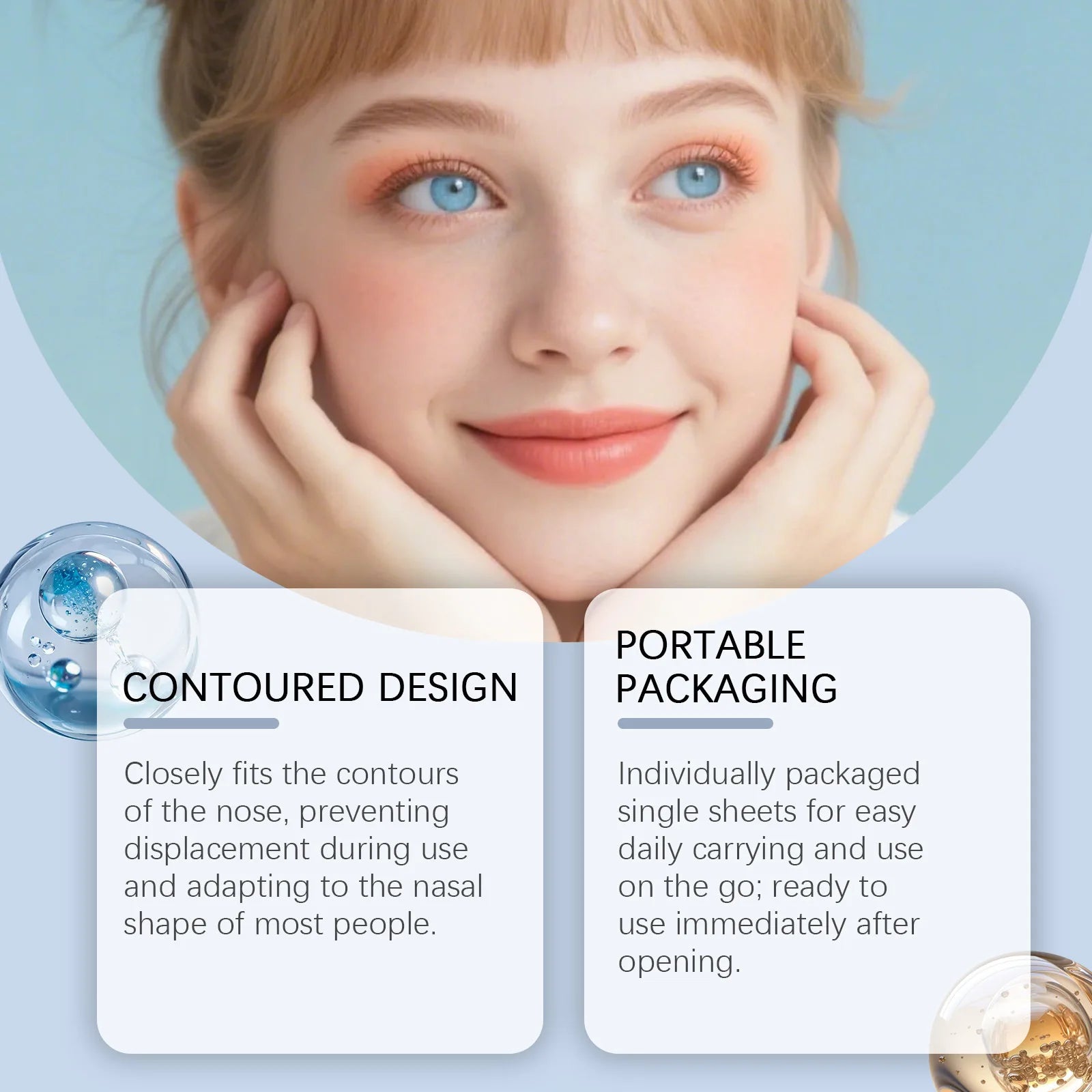 Nicotinamide Nose Patches Clean Excess Oil Unclog Pores Remove Blackheads Smooth Rough Skin Hyaluronic Acid Pore Cleansing Patch Peaceful Pleasures Health and Wellness
