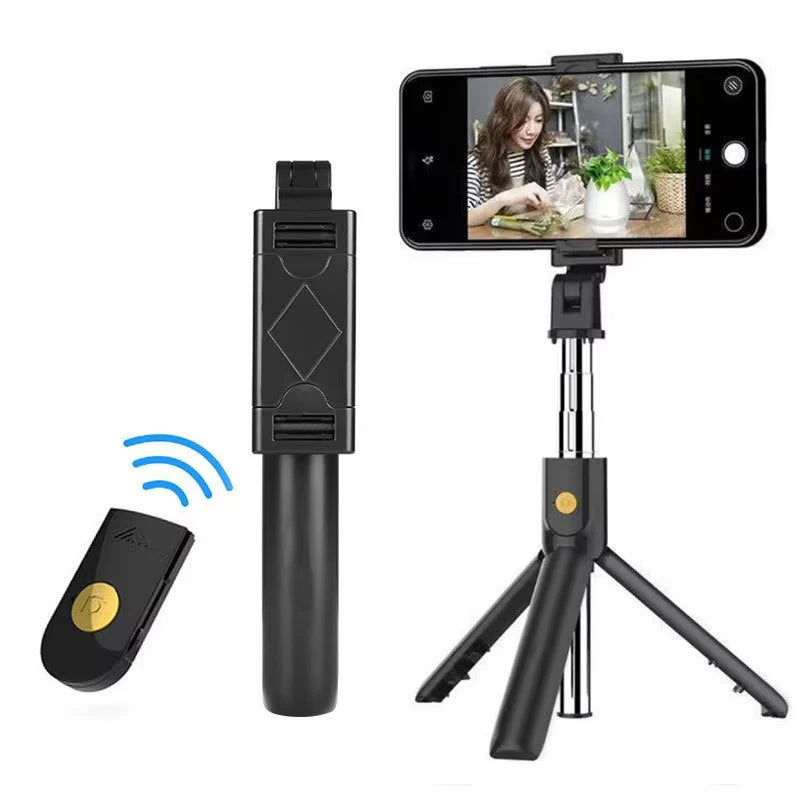 Selfie Stick Wireless Tripod Stand With Light Bluetooth Remote Extendable Tripod For iPhone Mobile Phone Tiktok Live Streaming Peaceful Pleasures Health and Wellness