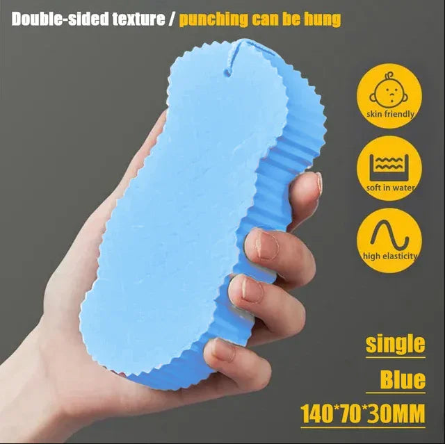 3D Sponge Exfoliating Bath Scrubbing Sponges Soft Body Scrubber