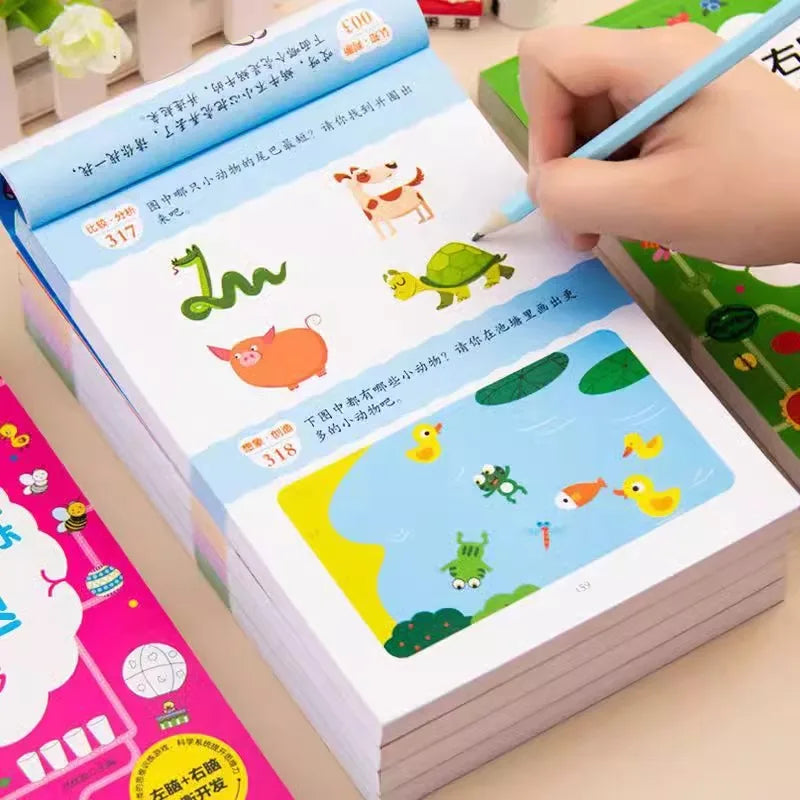 2-7 Years Mathematical Book Animals Drawing Painting Pen Control