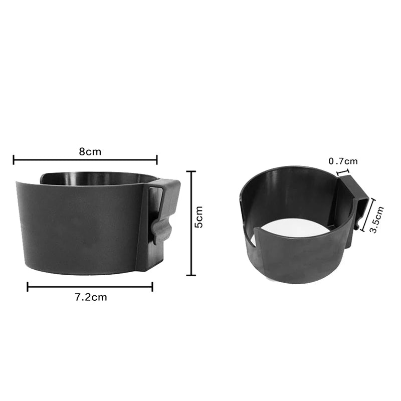 Door-Mounted Drink Holder | Clip-On Cup Hook Car & Motorcycle