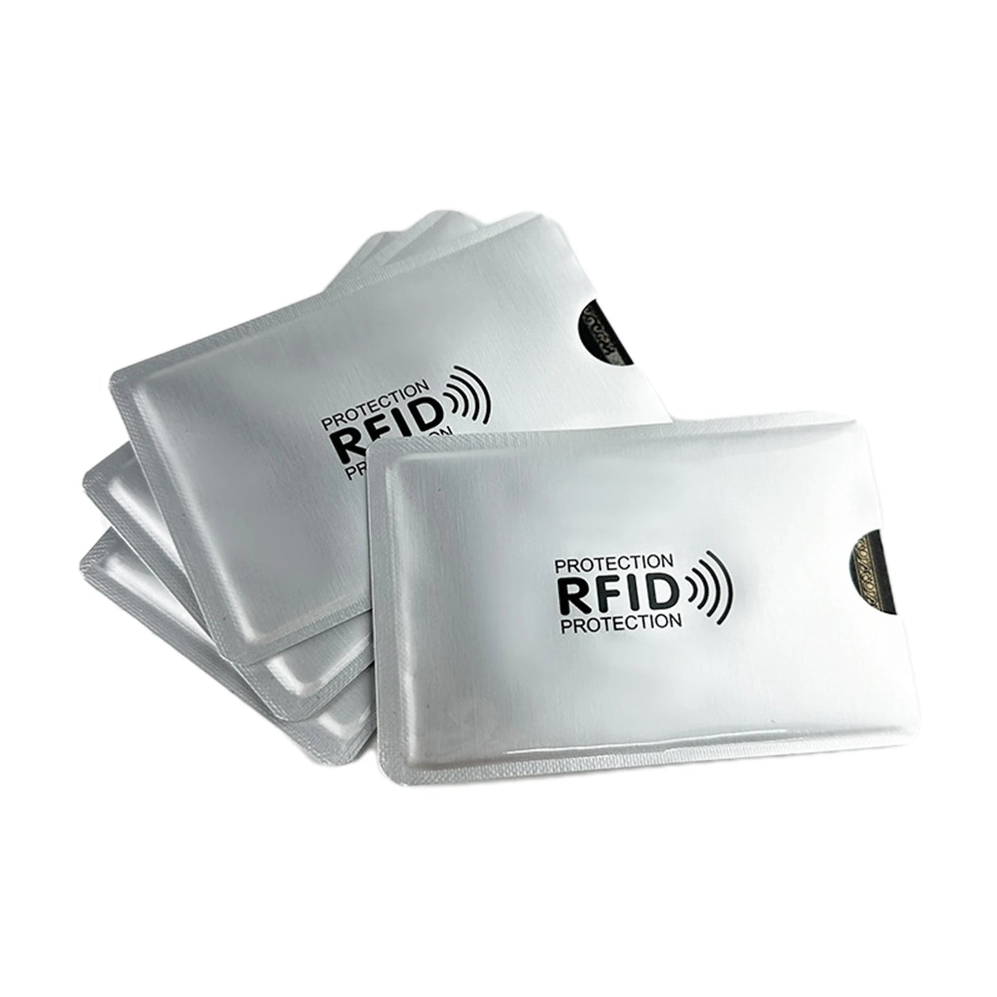 Portable RFID Blocking Sleeves Multi-color Credit Card Protector Protect Your Cards From Electronic Theft Peaceful Pleasures Health and Wellness A