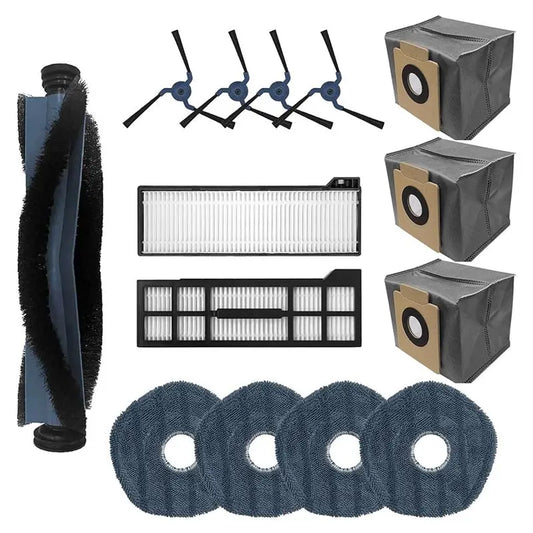 A36T-Accessories Replacement For Eufy X10 Pro Omni Robot Vacuum Accessories Filters Mop Pads Dust Bags Side Brushes Peaceful Pleasures Health and Wellness As Shown