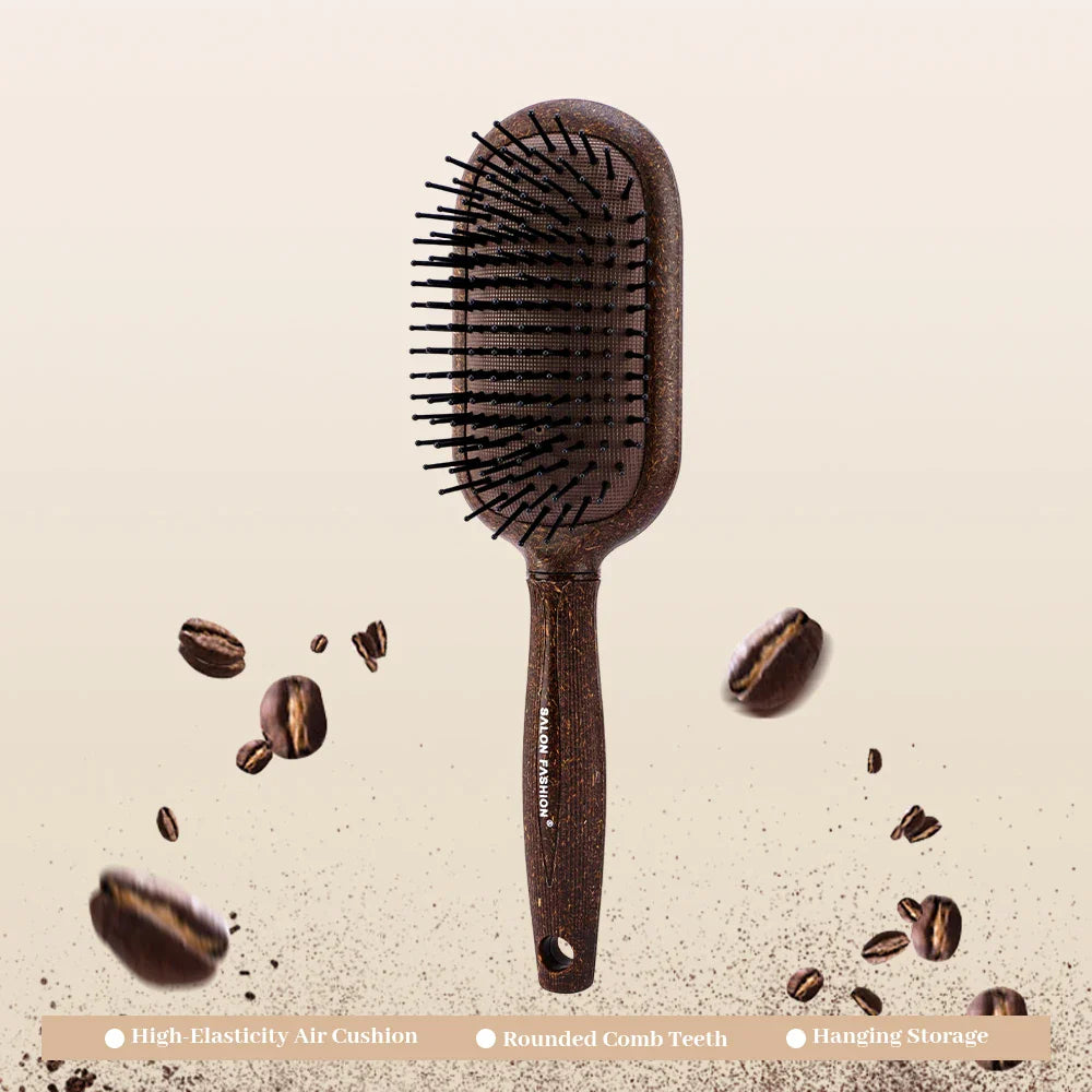 Air Cushion Massage Comb – Eco Wheat Straw, Anti-Static