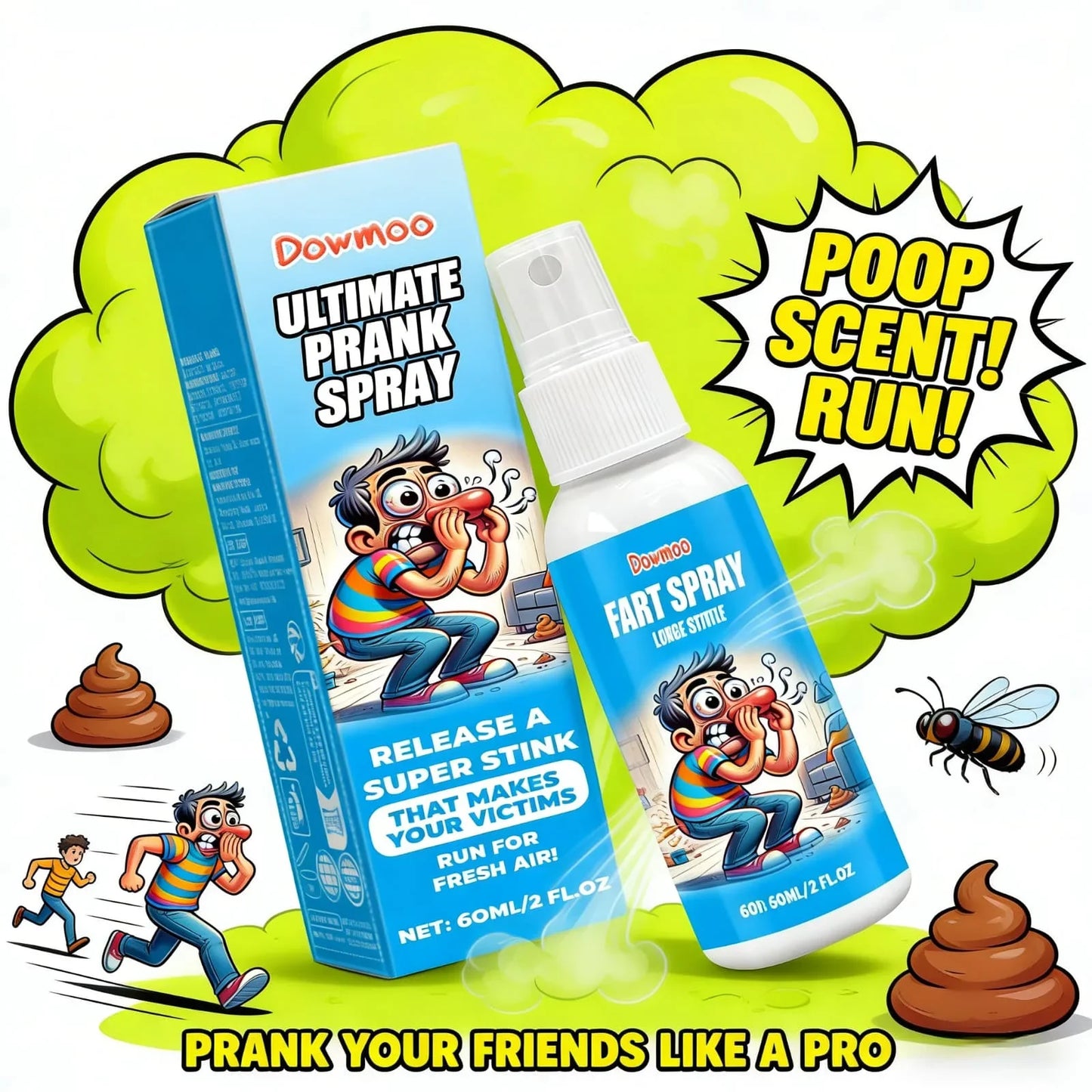 Fart Spray Prank Stink Bomb 60ml – Gag Gift Novelty Toy