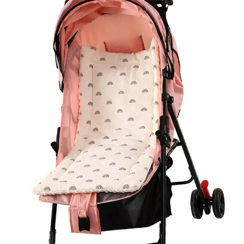 Breathable Cotton Baby Stroller Seat Cushion & Car Liner Pad