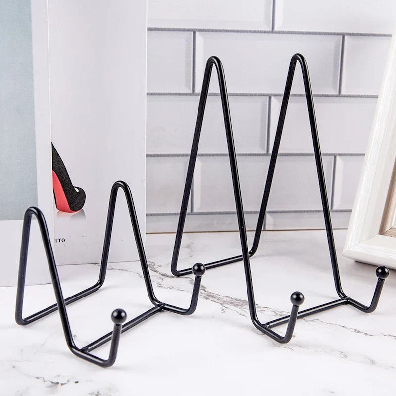 Metal Plate Display Stand & Picture Easel – Tabletop Holder
