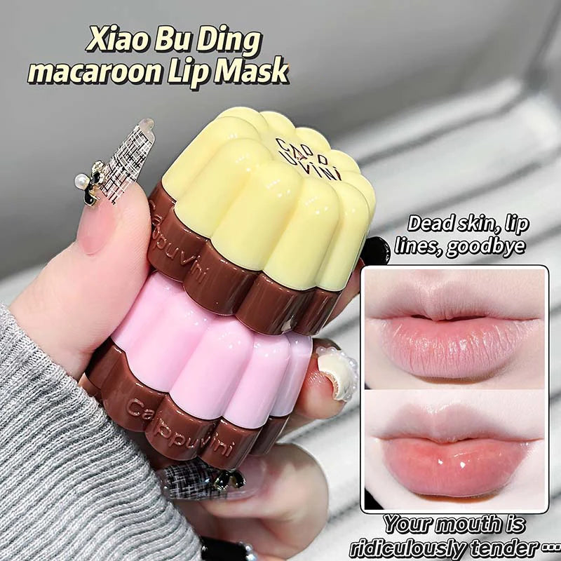 Cappuvini Macaron Fruit Lip Mask – Hydrating & Softening