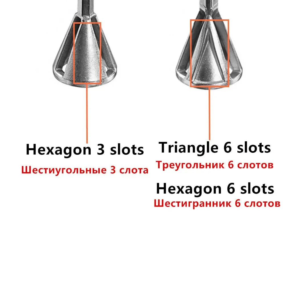 High-Speed Steel Deburring And Chamfering Tools Hexagonal Threaded Edges Power Drill Stainless Steel Drilling Triangle Shanks Peaceful Pleasures Health and Wellness