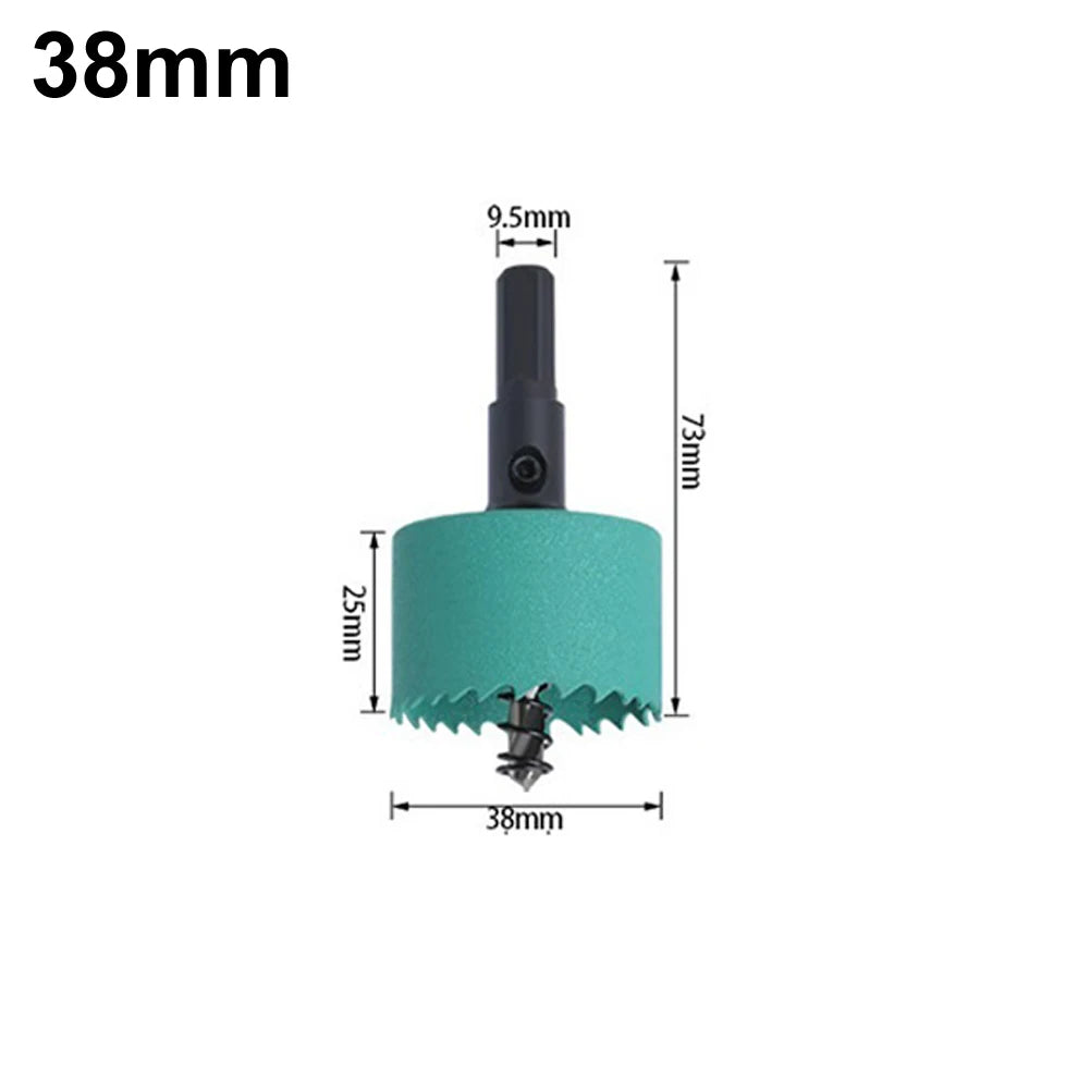 16- Bimetal Wood Hole Saw Drill Bit HSS 2 Woodworking Tools