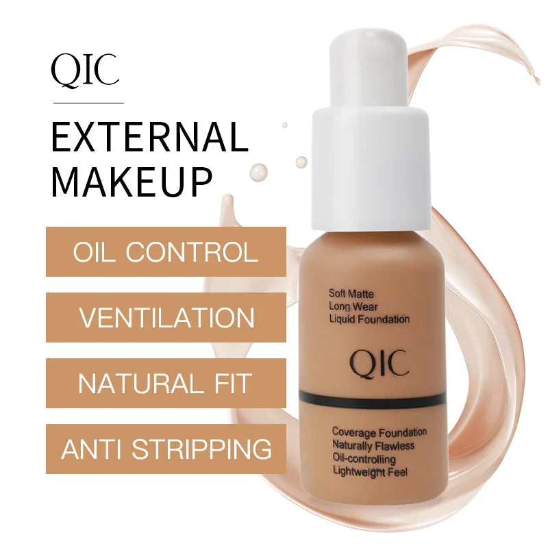 QIC Matte BB Cream – Full Coverage Waterproof Foundation