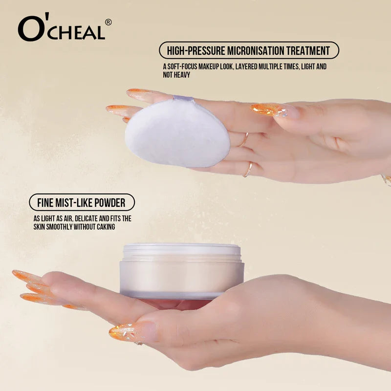 O'CHEAL Loose Setting Powder – Oil Control Matte Finish 12g